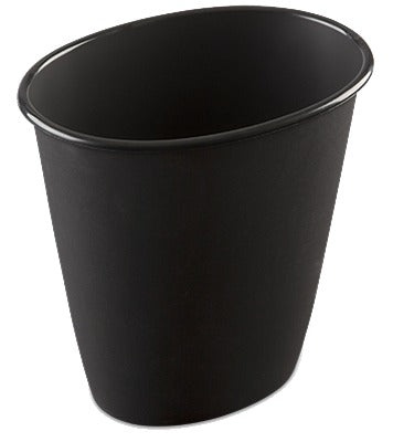 STERILITE Sterilite 10119012 Oval Vanity Wastebasket 1.5 Gallon
