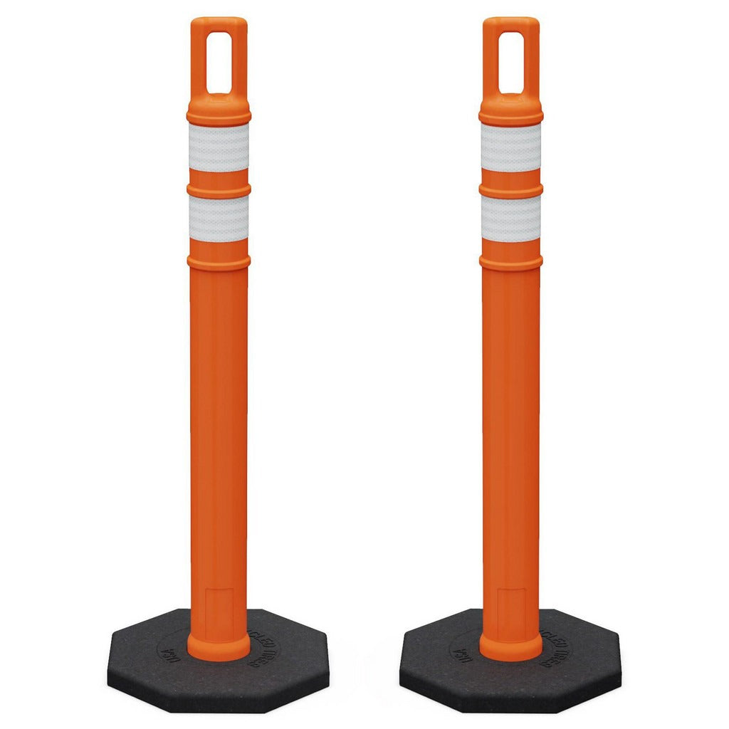 PRO-SAFE Pro-safe 7342-LD-O-3-HIP-WW-RB10-2PK Delineator Post 2PK