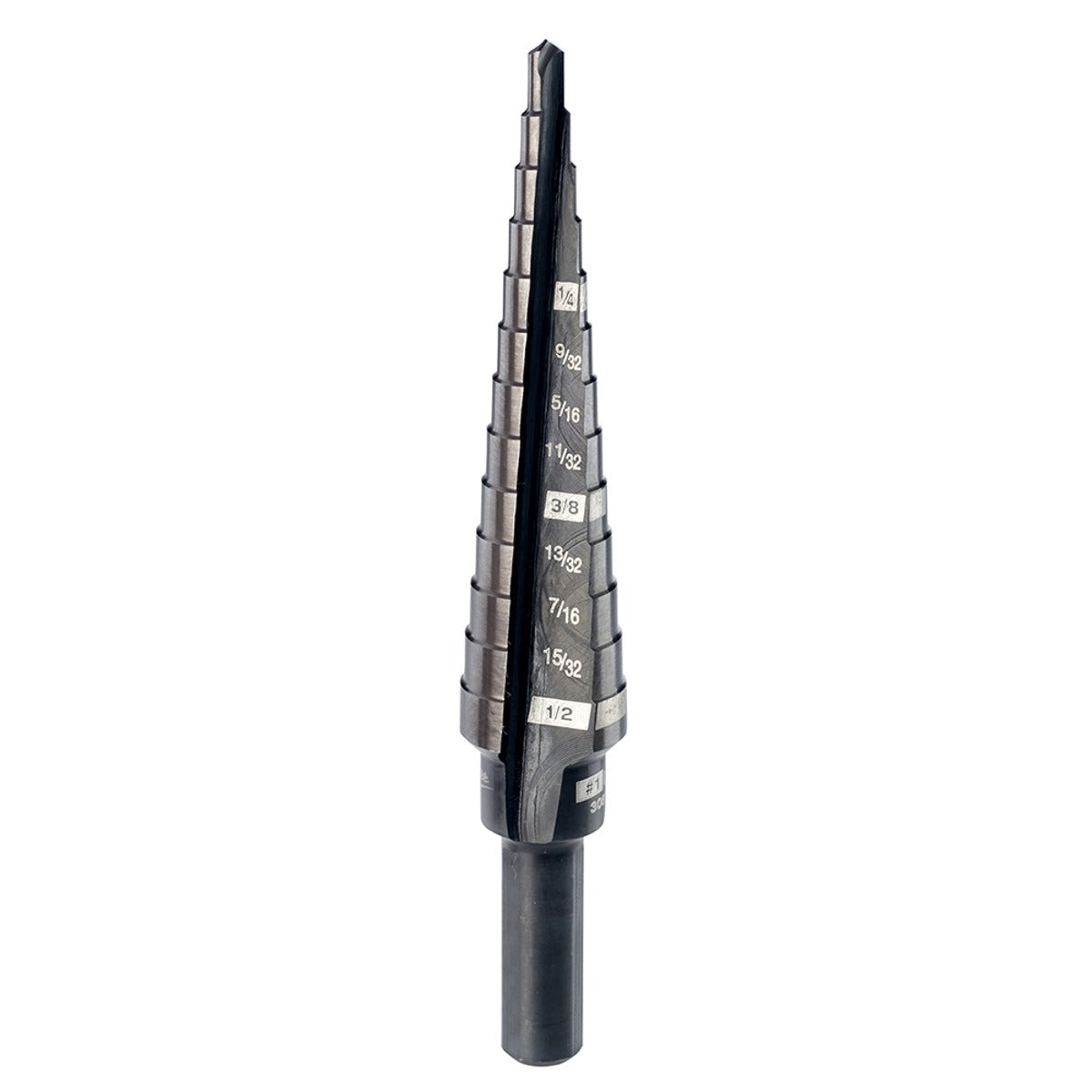 MILWAUKEE Milwaukee 48-89-9201 #1 Step Drill Bit (1/8 in - 1/2 in by 1/32 in, 13-Step)