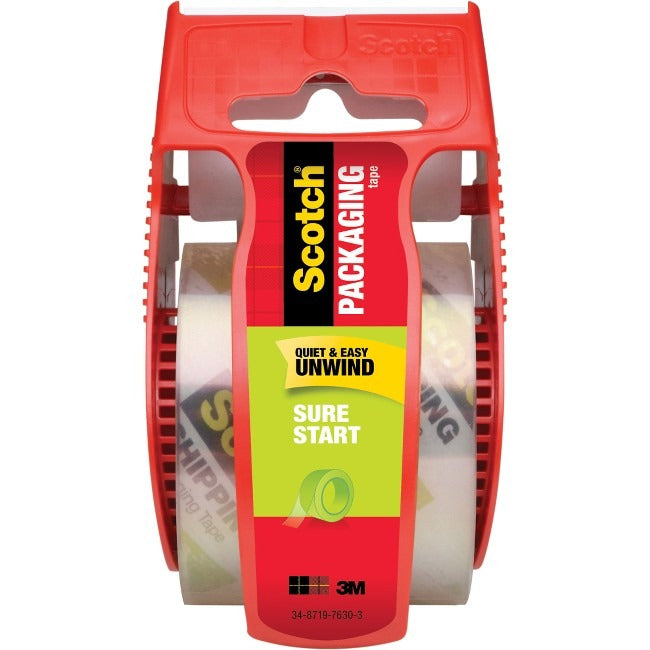 3M 3M MMM145 Sure Start Easy Unwind Packaging Tape (1 Roll 1.88 in x 22.2 yd 1.5 in Core) 145
