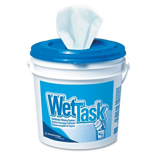 KIMBERLY-CLARK Kimberly-Clark KCC06411 Wypall CriticalClean WetTask Wipers and Bucket 1 Carton