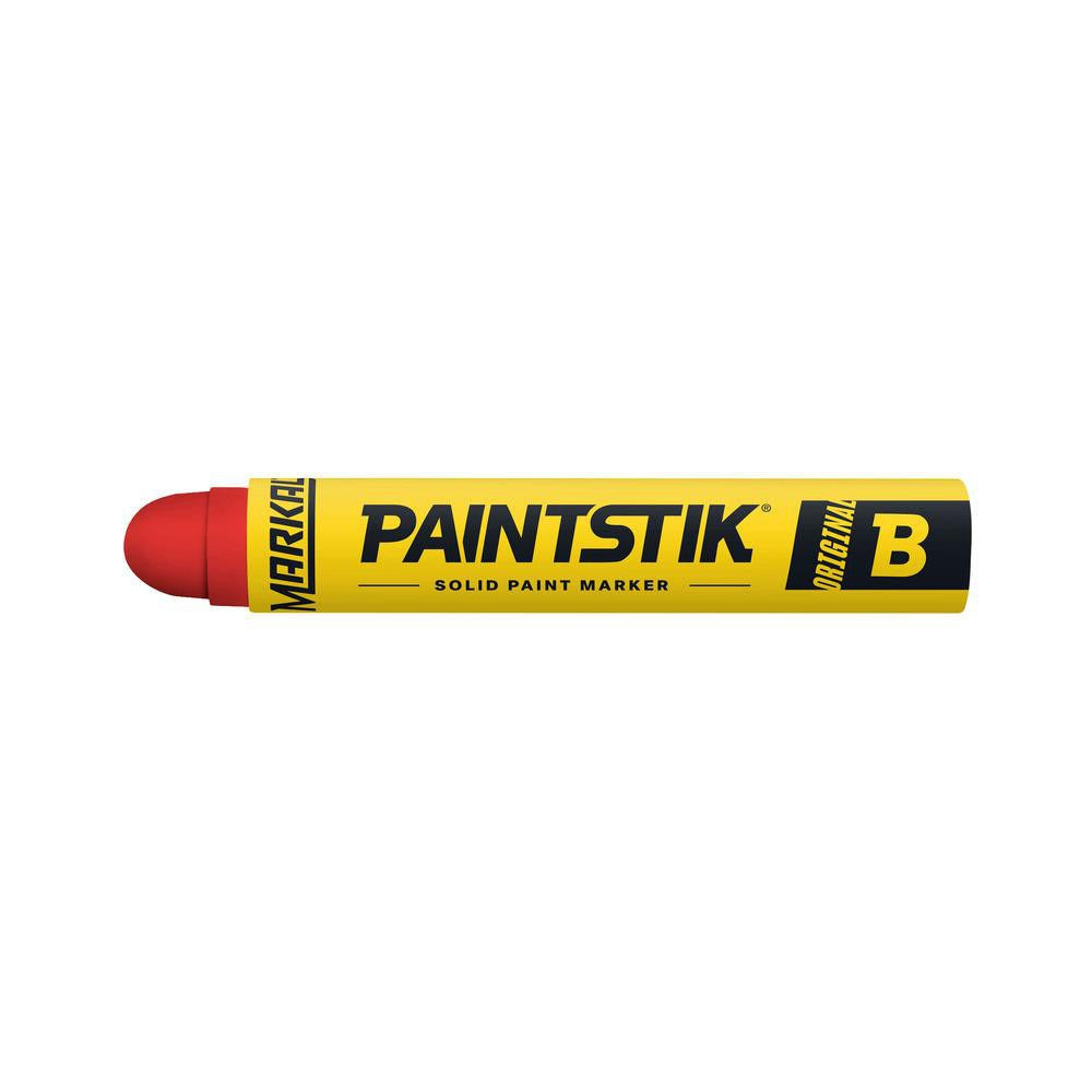 MILWAUKEE Markal 82832 Solid Paint Crayon Fluorescent Red