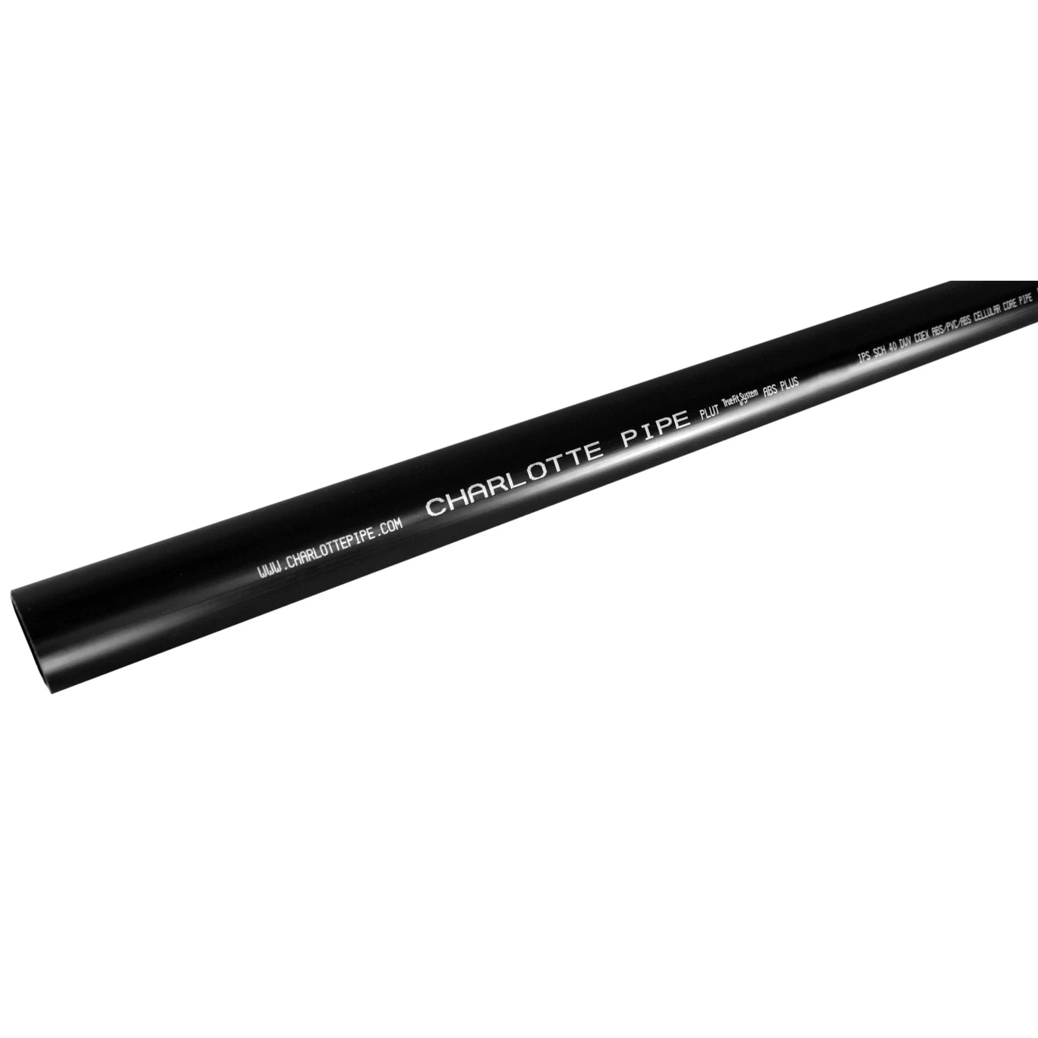 CHARLOTTE PIPE Charlotte Pipe APA 17200 0600HC Abs Dwv Pipe 2 in x 10 ft