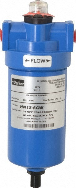 PARKER Parker HN1S-6CW Coalescing Air Filter 0.01 Micron 1/4 Npt