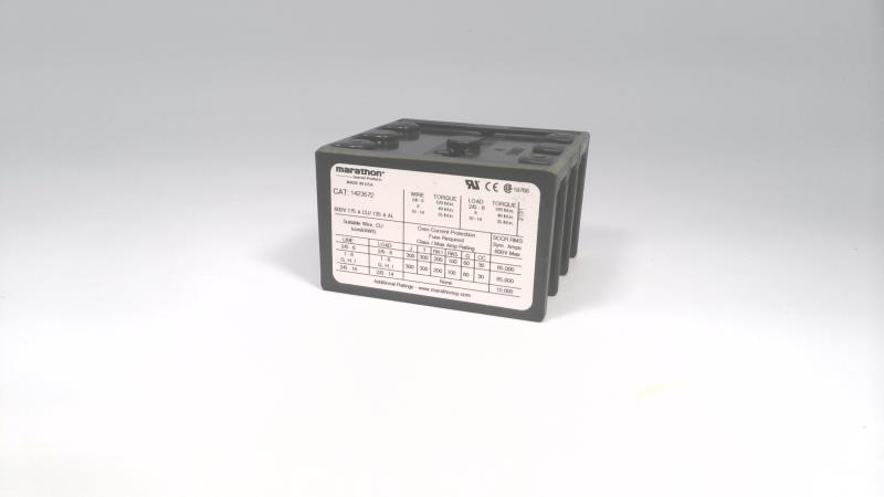 Marathon 1423572 3CIRC PWR BLK 600V (1 EA)