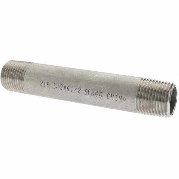 VALUE COLLECTION Value Collection 6BN1/2*41/2 Ss Pipe Nipple 1/2 in Sch 40
