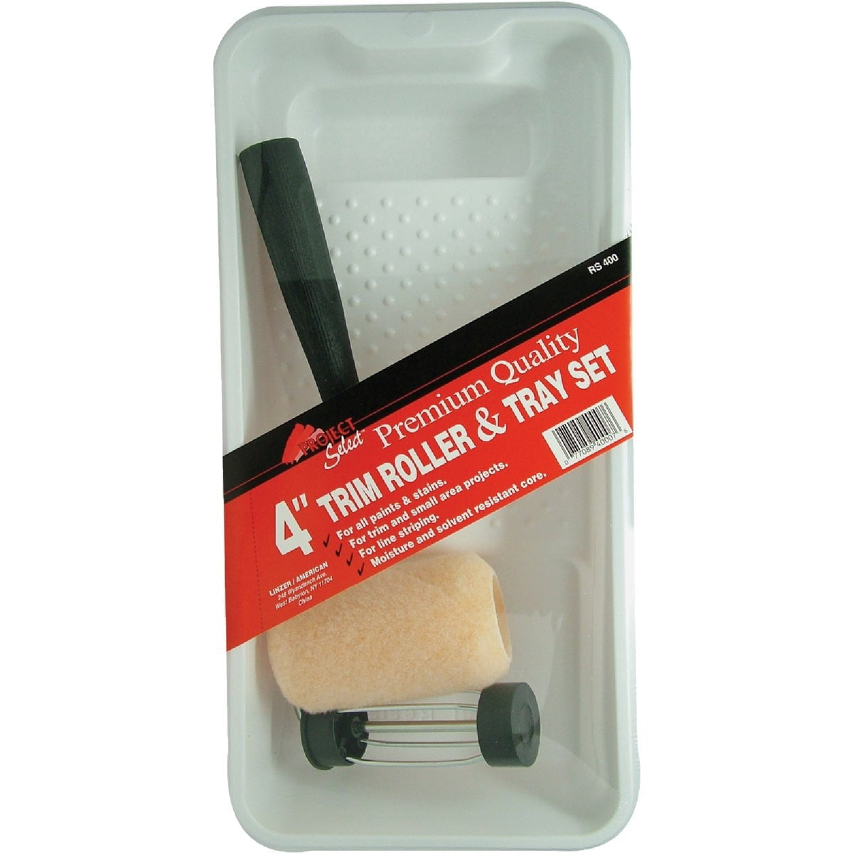 SHUR-LINE Shur-Line 2007320 Paint Roller Kit 4-Inch 4-Piece (48WL88)