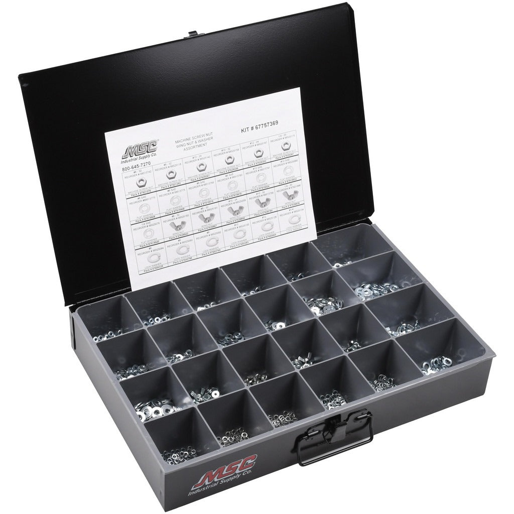 VALUE COLLECTION Value Collection 67757369 Nut Washer Assortment Steel 3312 Pc
