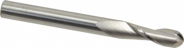 KYOCERA SGS PRECISION TOOLS Sgs 30332 Ball End Mill 0.25 in 2 Flute Solid Carbide