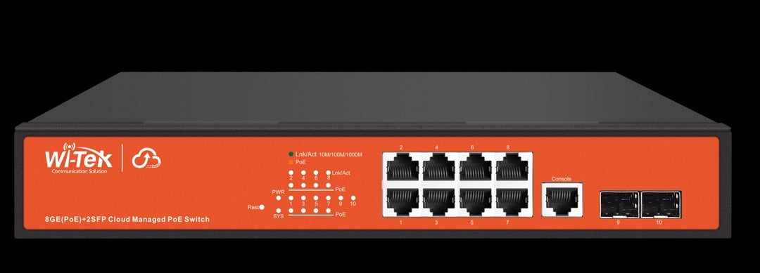 WI-TEK Wi-tek wi-pcms310gf 8-port Gigabit Poe L2 Managed Switch