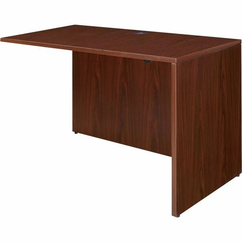 LORELL Lorell LLR69389 Return Shell Desk 36x24 Mahogany