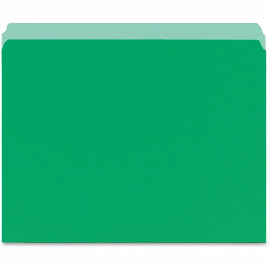 PENDAFLEX Pendaflex PFX152BGR File Folders 8-1/2 x 11 Straight Tab 100 Pack