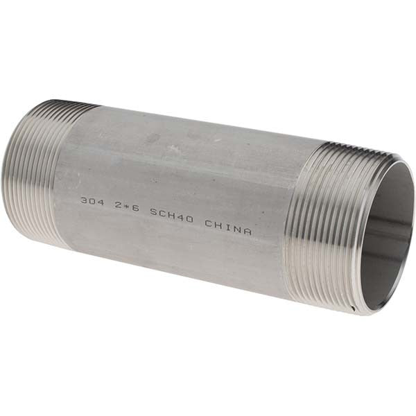 VALUE COLLECTION Value Collection 4BN2*6 Ss Pipe Nipple 2 in Sch 40 Grade 304