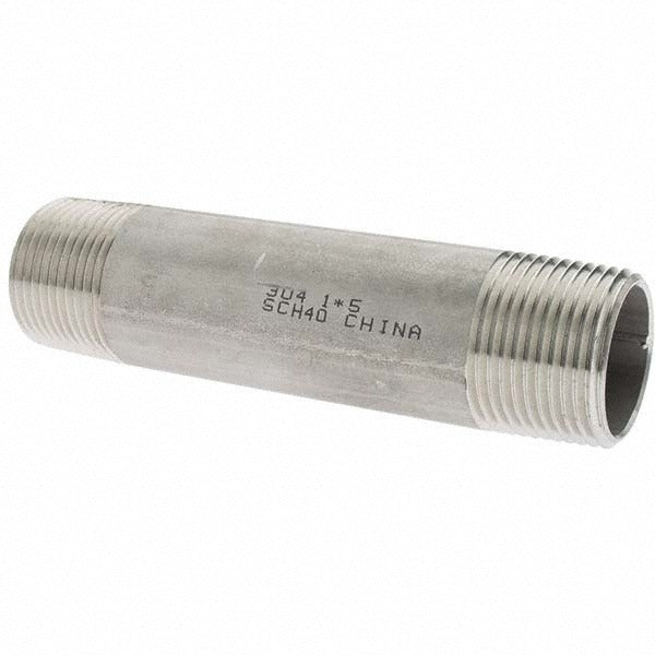 VALUE COLLECTION Value Collection 4BN1*5 Ss Pipe Nipple 1 in Sch 40 Gr 304