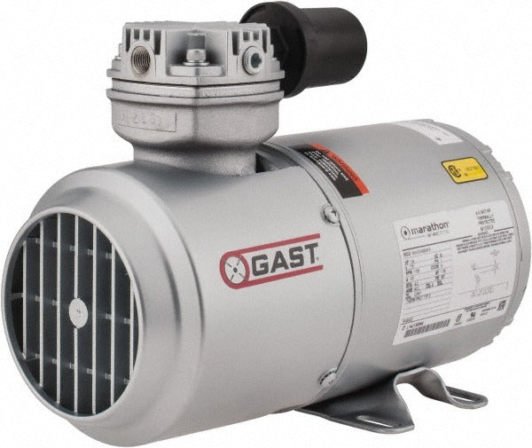GAST Gast 1VAF-10-M100X Piston Pump 0.166 hp (1) 33K640