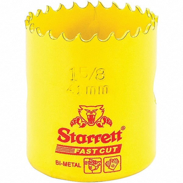 STARRETT Starrett 00495 Hole Saw 1-5/8 in Hss Toothed Edge
