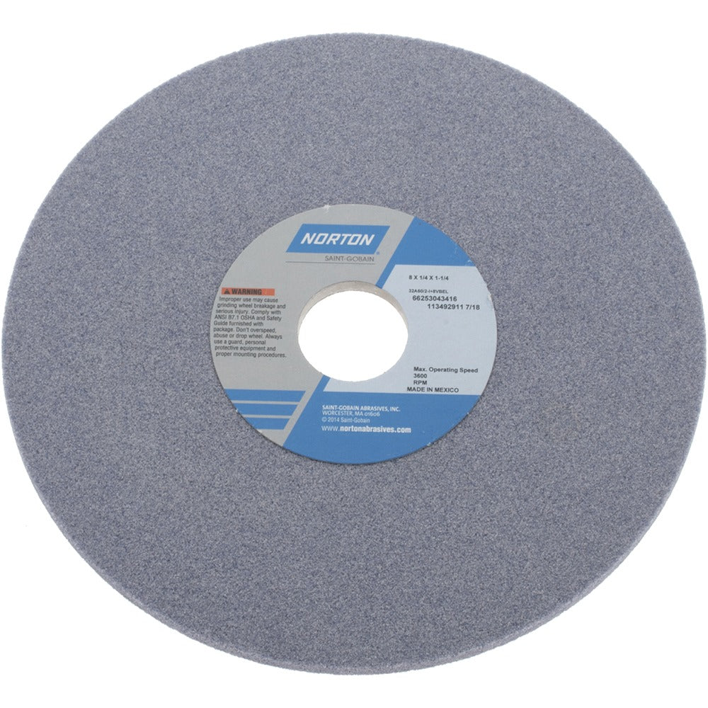NORTON Norton 66253043416 Surface Grinding Wheel 8in 60 Grit