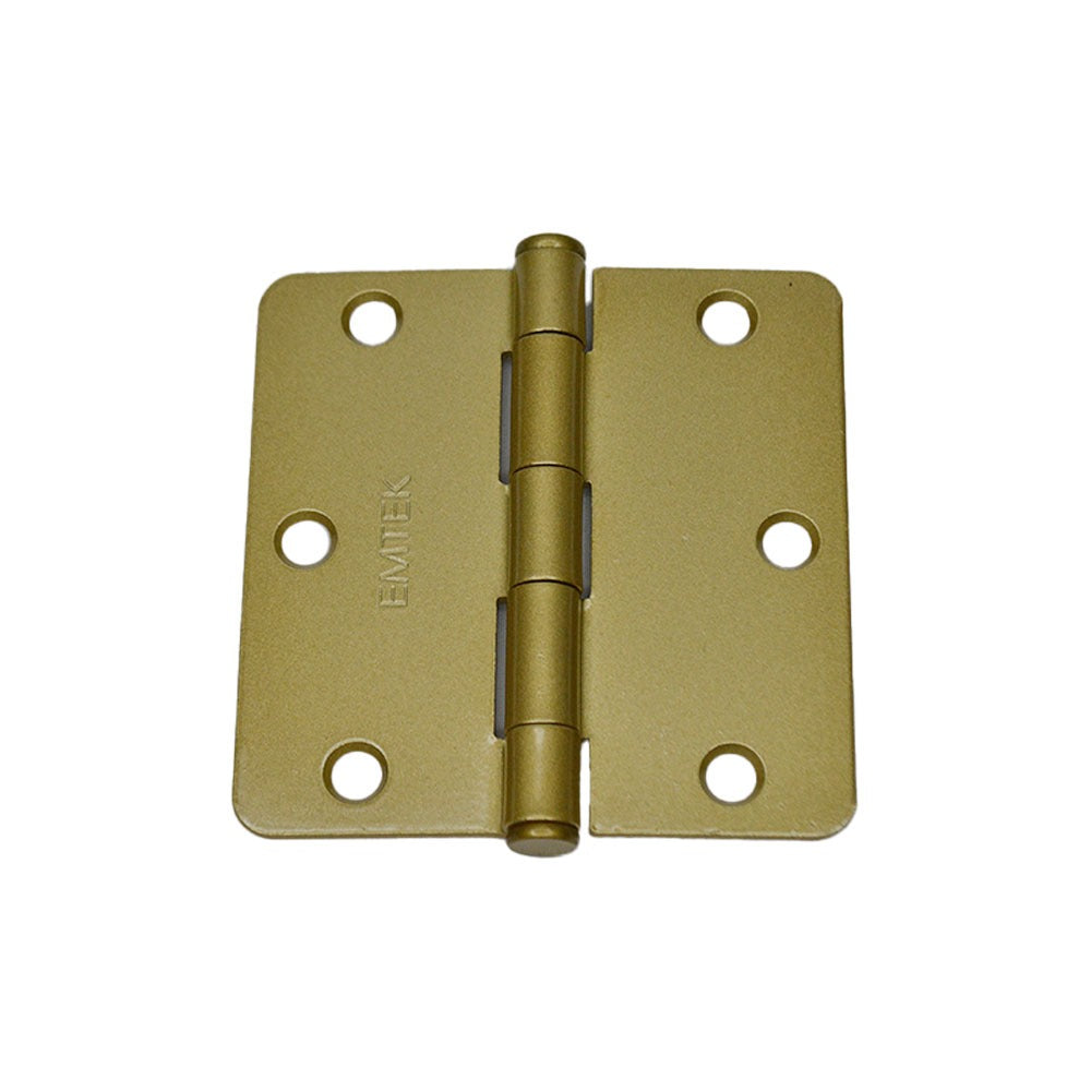 EMTEK Emtek 91023US4 3.5x3.5 Steel Hinge Pair Satin Brass