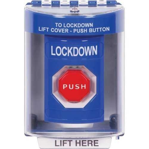 STI Safety Technology Int'l Inc SS2472LD-EN Blue Push Button