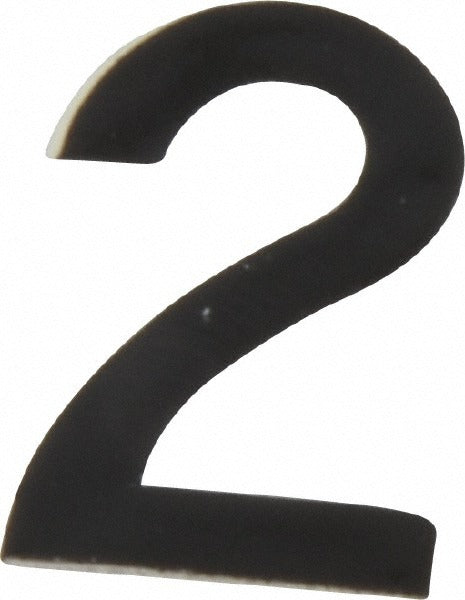 STRANCO Stranco DBV-1-2-10 Vinyl Number Label Blue 1 in Pack 10