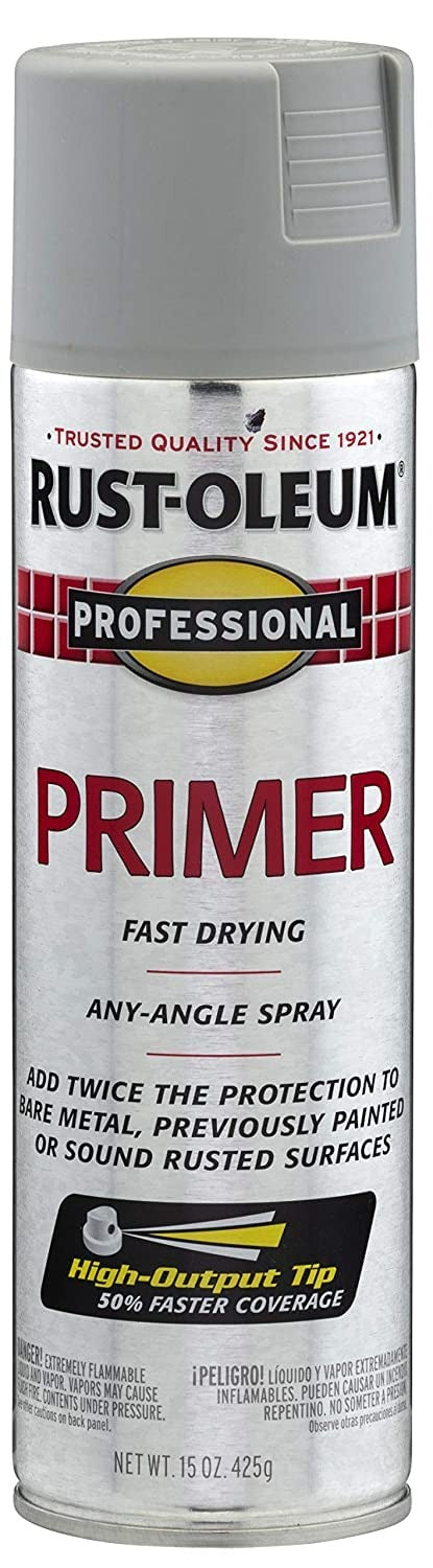 RUST-OLEUM Rust-Oleum 7582838 Professional Primer Spray Paint 15 oz Any-Angle