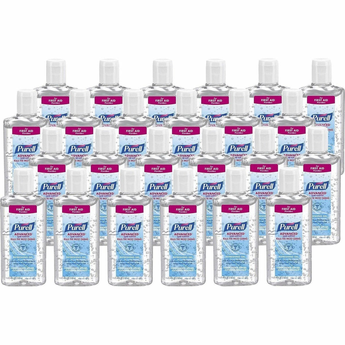 GOJO Gojo GOJ965124CT Purell Advanced Hand Sanitizer Gel 4 fl oz 24/Carton 9651-24CT