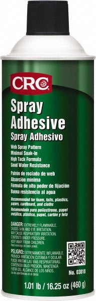 CRC INDUSTRIES Crc 1003267 Spray Adhesive 24 Oz Aerosol White
