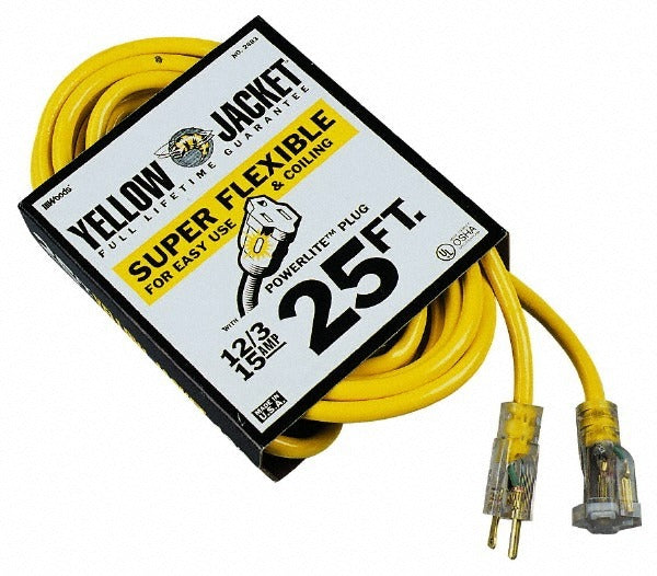 SOUTHWIRE Southwire 2883 Outdoor Extension Cord 25 Ft 12/3 Awg 15A