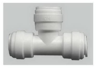 WATTS Watts Brass Tubular PL-3033 Quick Connect Tee 1/2 Inch Od