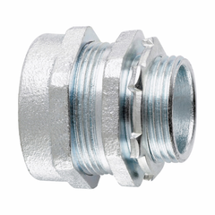 Crouse-Hinds CPR5 1-1/2 Malleable Iron Non-Insulated Straight Compression Rigid Conduit Connector