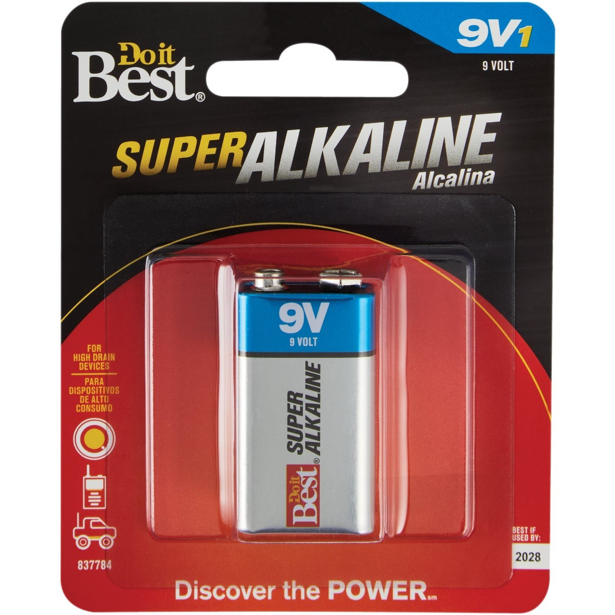 BSC PREFERRED Bsc Preferred DIB837784 9V Alkaline Battery