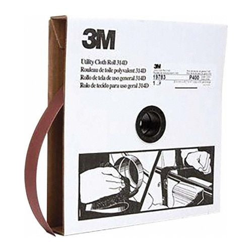 3M 3M 7000118505 Utility Cloth Roll 314D P400 1 in x 50 yd (5 per case)