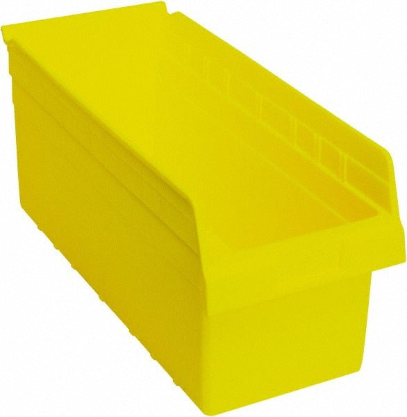 QUANTUM STORAGE SYSTEMS Quantum Storage QSB808YL Plastic Hopper Shelf Bin Yellow