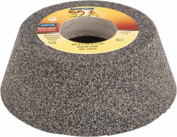 NORTON Norton 66243530240 Type 11 Grinding Wheel 4in 46 Grit