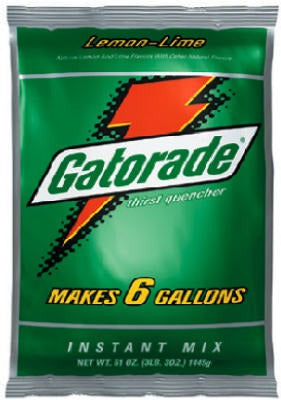 WIX Quaker Foods Beverages 33673 Gatorade Powder Packets 32 Pack