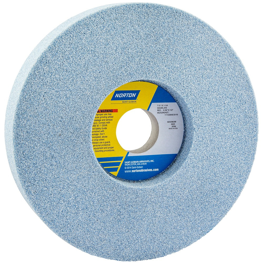 NORTON Norton 66252942427 Surface Grinding Wheel 46 Grit 7in Type 5