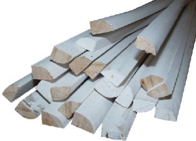 ALEXANDRIA MOULDING Alexandria Moulding Inc 0W126-93096C1 Shoe Moulding 8 Ft