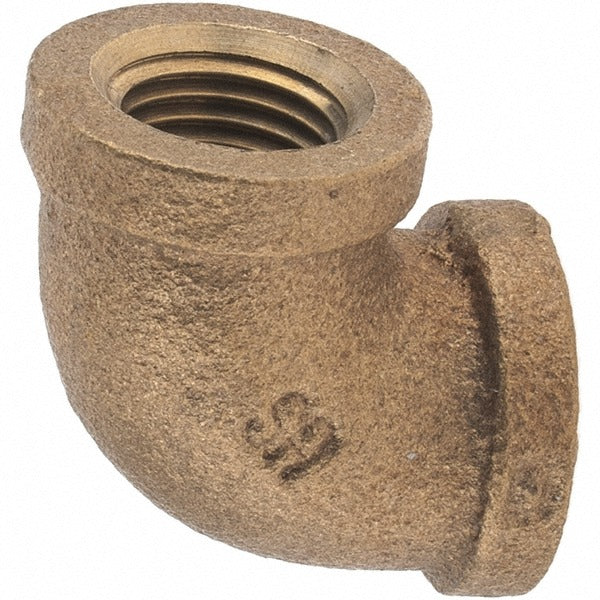 MERIT BRASS Merit Brass XB101-04 Brass 90 Elbow 1/4 in Threaded Class 125
