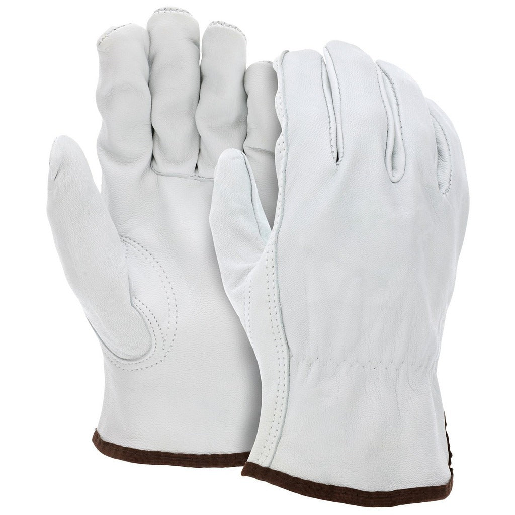 MCR SAFETY Mcr Safety 36133M Leather Work Gloves Size M