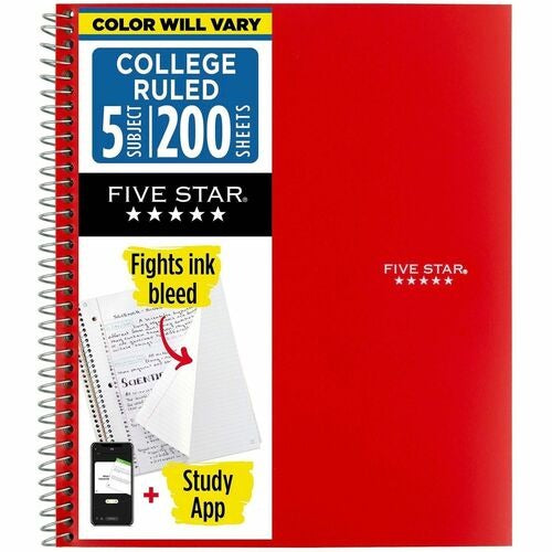 MEAD Bsc Preferred MEA06208 5-subject Notebook 200 Sheets