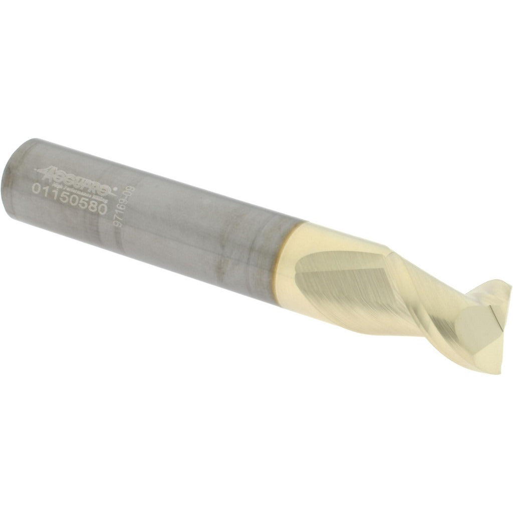ACCUPRO Accupro 313244 Square End Mill 7/16in 2 Flute Carbide Zrn