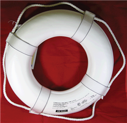 CAL-JUNE Cal-june gw-24 24 Inch White Ring Buoy Type Iv