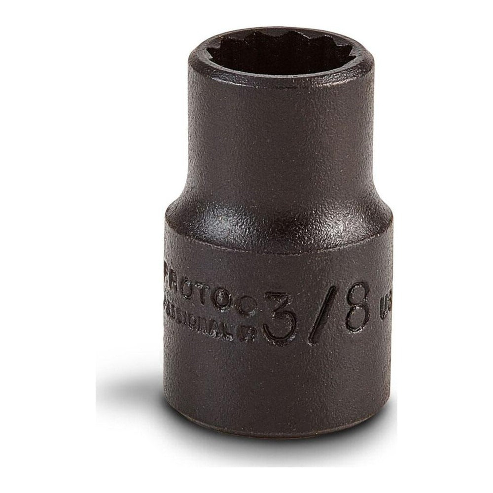 PROTO Proto J5212B 3/8 Inch Drive 12-point Hand Socket