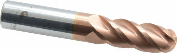 PROMAX Promax 116-03212 Ball End Mill 0.5 in 4 Flute Solid Carbide
