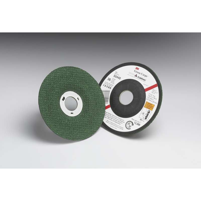 3M 7000118592 Green Corps Flexible Grinding Wheel 4-1/2 in x 1/8 in x 7/8 in