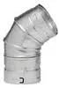 Metal-Fab 4M45/60 Adjustable Elbow, 4 in, SureLock, 45/60 deg, Galvanized