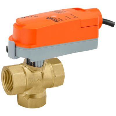 Belimo Z3075QS-J+CQB24-3 ZoneTight Valve 0.75 Inch 3-Way 4.6 Cv Sweat with Non-Spring 24V On/Off/Floating