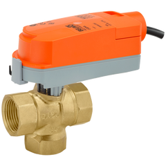 Belimo Z3075QS-J+CQB24-3 ZoneTight Valve 0.75 Inch 3-Way 4.6 Cv Sweat with Non-Spring 24V On/Off/Floating