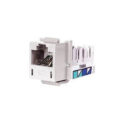 Hubbell HXJ6W24 XCELERATOR CAT6 Modular Jack, White