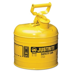 Justrite 7120200 Type I Steel Safety Can 2 Gallon